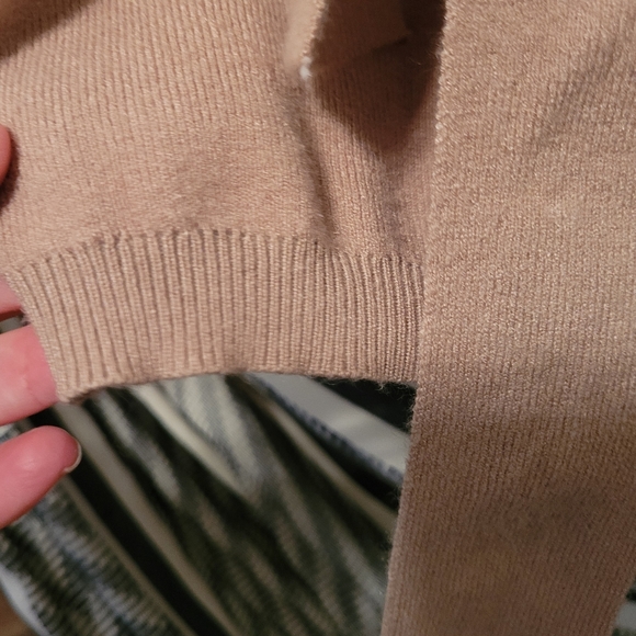 Magnolia Boutique Tan Knit Wrap Dress - Picture 4 of 6